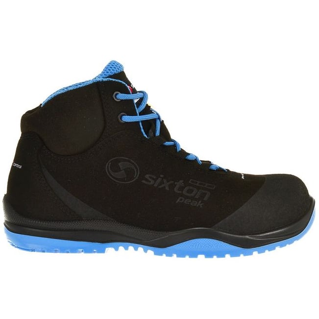 Sixton Peak 91370-01 Cuban Hoog S3 SRC ESD | Zwart/Blauw | Maat 44 - 00.091.104.44