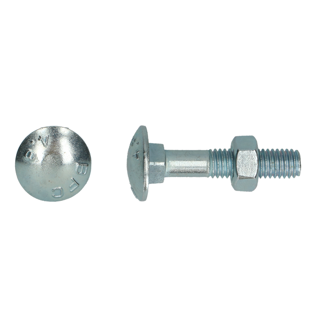 pgb-Europe PGB-FASTENERS | Houtbout 4.8 DIN 603/555 M 6x100 Zn | 100 st 603001006001003