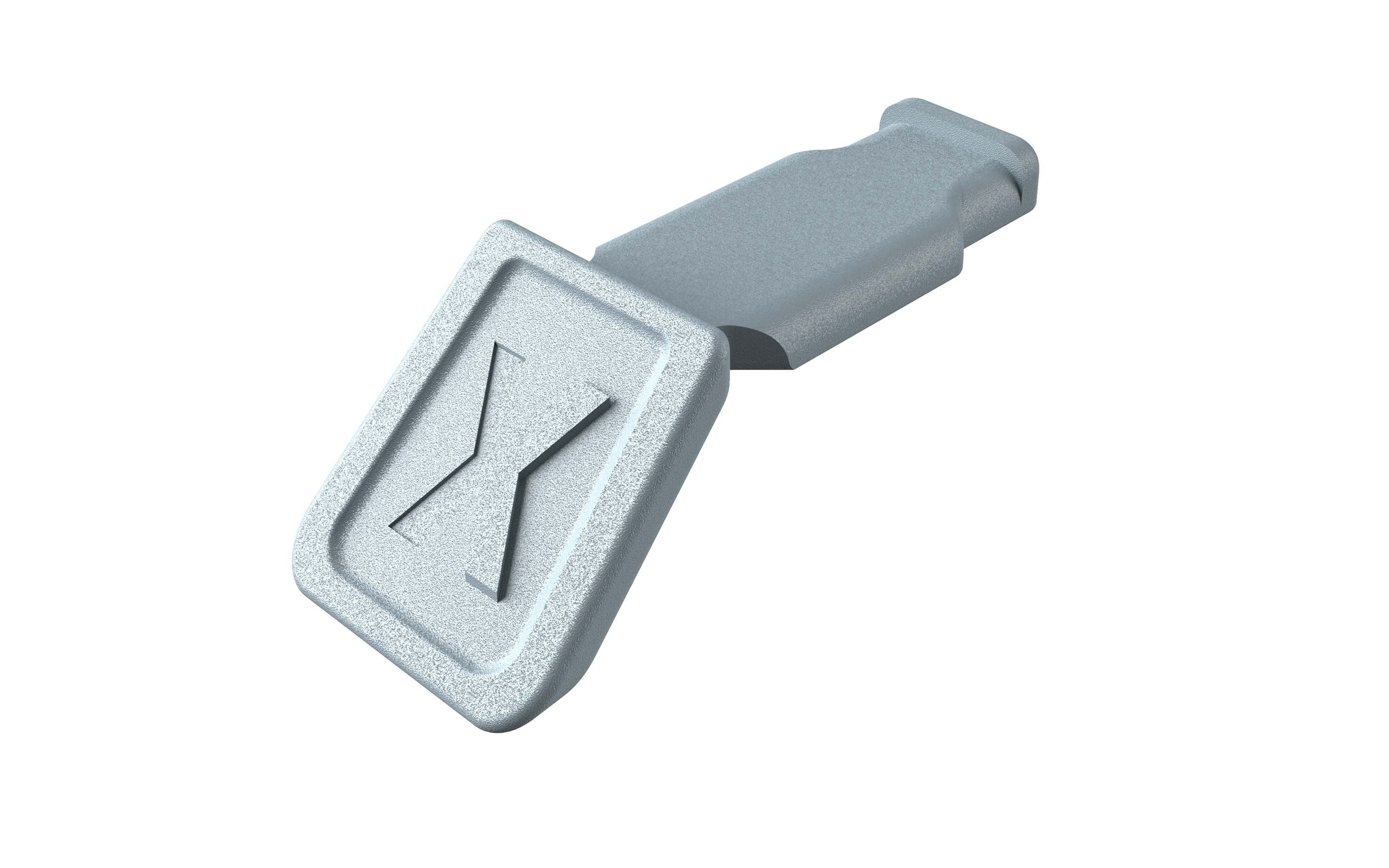 Knipex ColorCode Clips grijs | 10 stuks - 00 61 10 CS