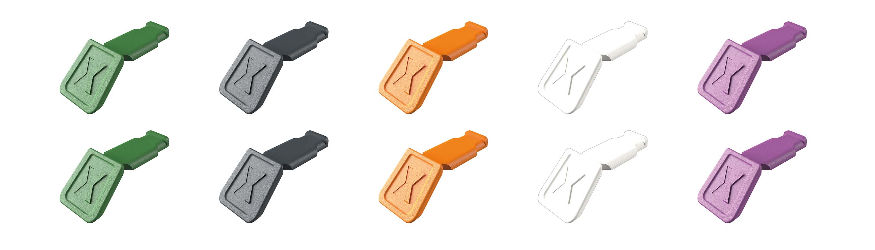 Knipex ColorCode Clips kleurenmix 2 | 10 stuks - 00 61 10 C V02