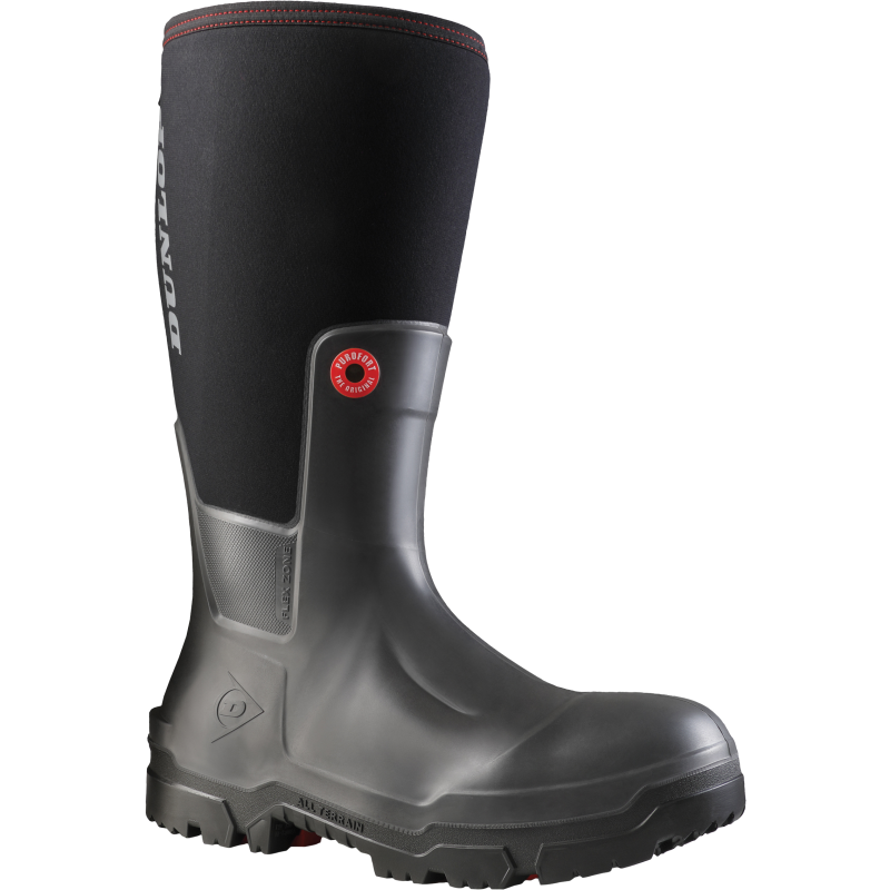 Dunlop Pioneer OD60A93 Snugboot Laars | Zwart | Maat 40 - 00.036.017.39