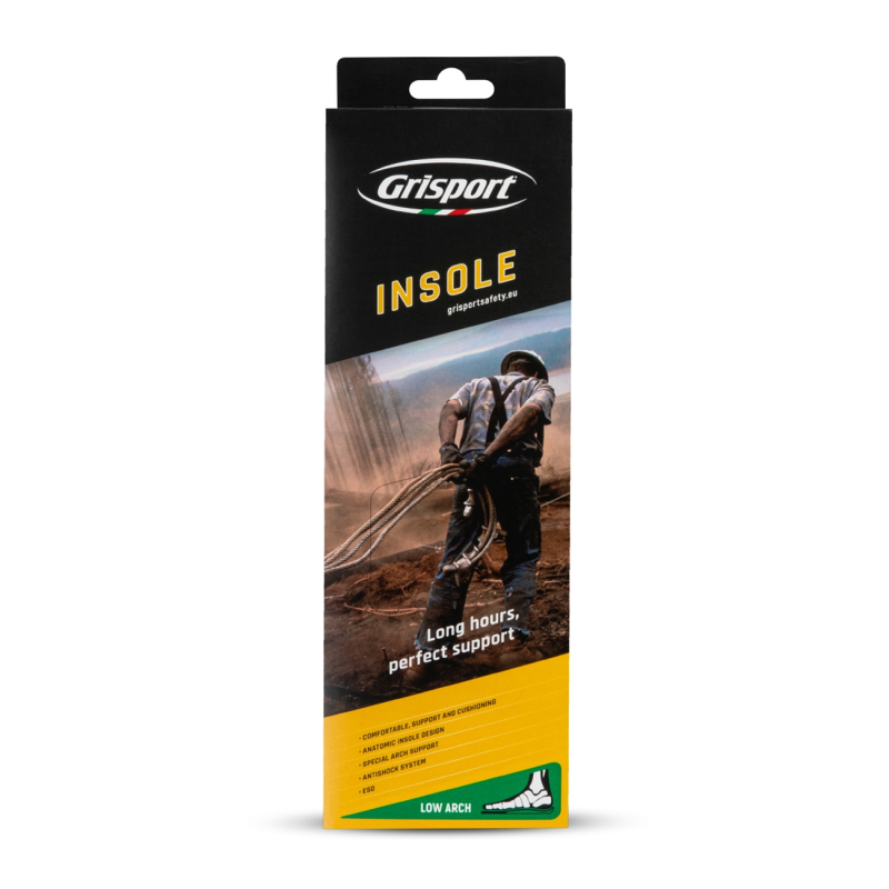 Grisport Inlegzool Laag 1000030 | Zwart | Maat 38 - 00.048.183.38