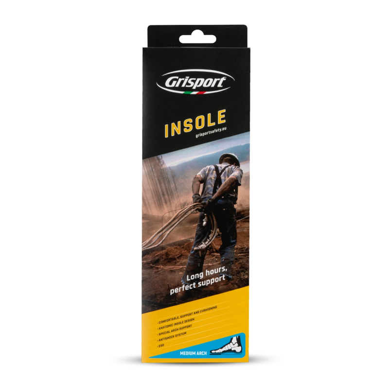 Grisport Inlegzool Medium 1000031 | Zwart | Maat 41 - 00.048.184.41