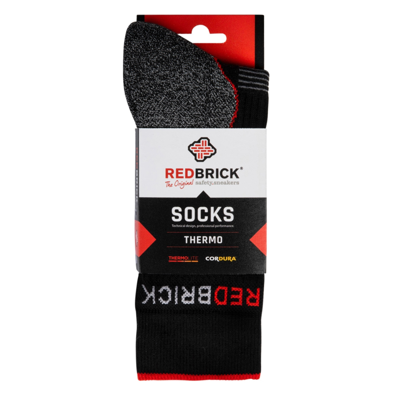 Redbrick Thermo Sokken 25105 | Grijs/Zwart | Maat 46 - 00.083.021.43