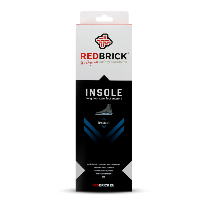 Redbrick Inlegzool Medium 1000034 | Zwart | Maat 45 - 00.083.024.45