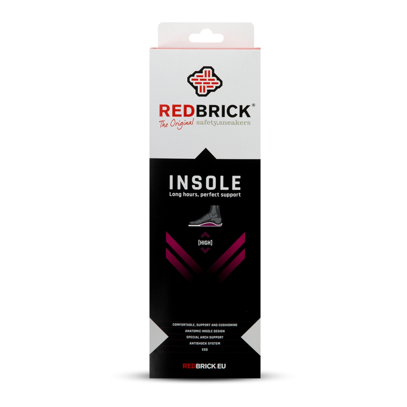 Redbrick Inlegzool High 1000035 | Zwart | Maat 48 - 00.083.025.48
