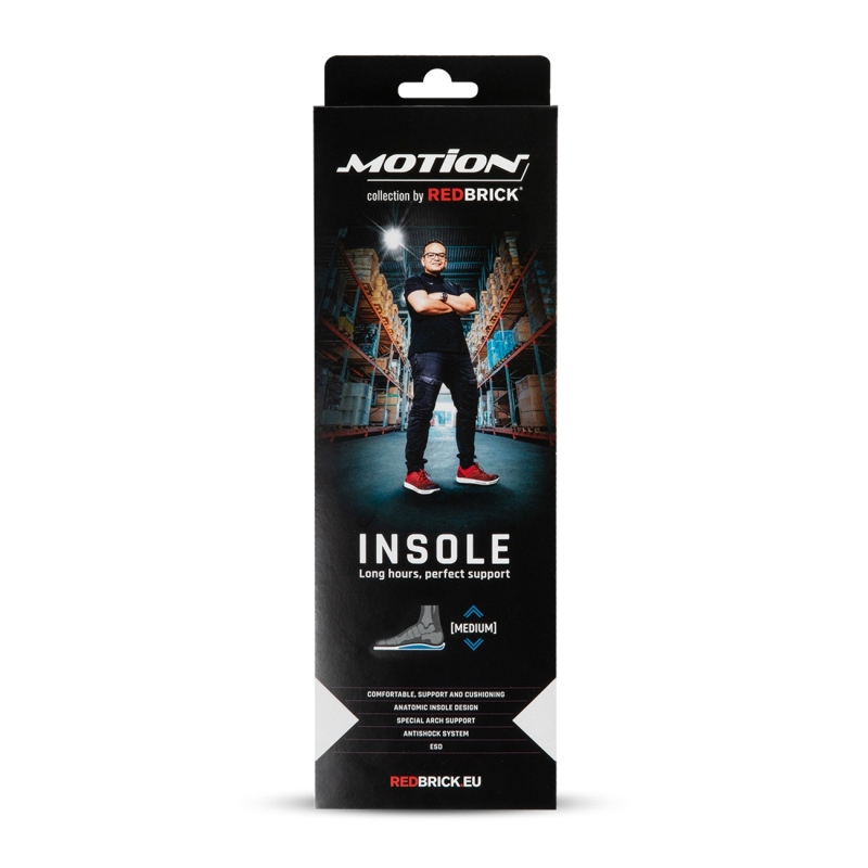 Redbrick Motion Inlegzool Medium 1000037 | Zwart | Maat 43 - 00.197.012.43