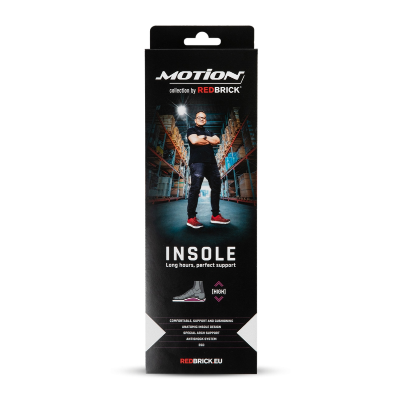 Redbrick Motion Inlegzool High 1000038 | Zwart | Maat 41 - 00.197.013.41