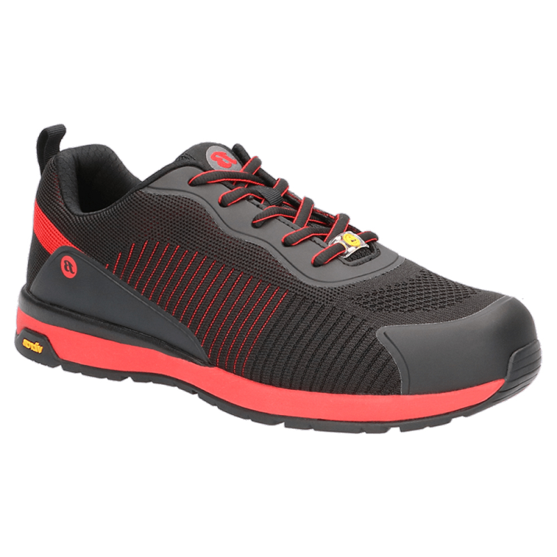 Bata Werkschoen Radiance Spark Laag S1P | Zwart/Rood (W) | Maat 41 - 00.017.115.41 afbeelding