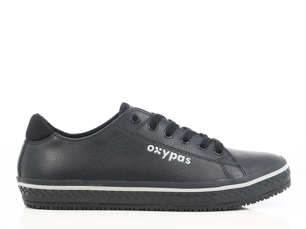 Oxypas Sneaker leer Clark | Wit | Maat 43 - 00,154,155,43