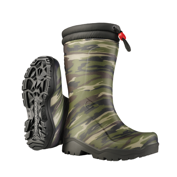 Dunlop K310931 Blizzard Kinderlaars gevoerd PVC | Camouflage 14587 | Maat 34 - 00.036.023.34