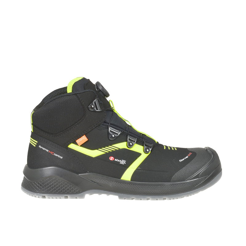 Sixton Peak Scatto BOA 43459-01 S3 | Zwart/Geel | Maat 46 - 00.091.163.46