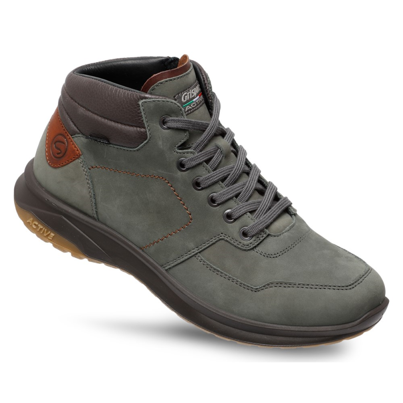 Grisport schoen hoog 44113 active groen | Groen 09 | Maat 47 - 13.048.292.47