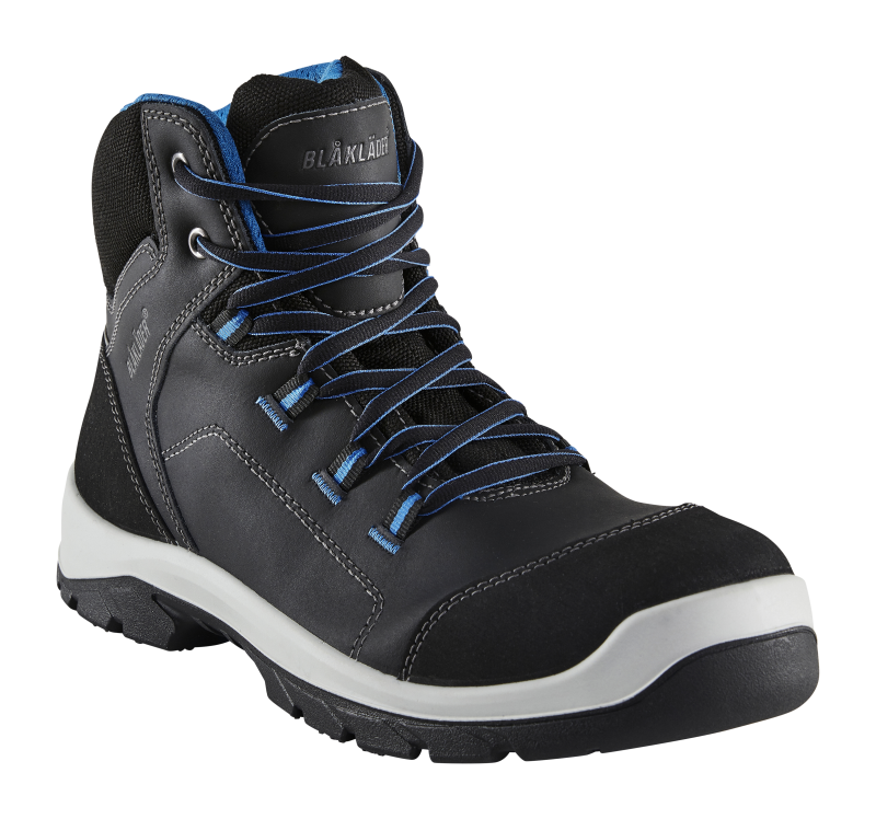 Blåkläder Veiligheidsschoen 2434 S3 Hoog | Zwart/Blauw | Maat 47 - 00.183.002.48 afbeelding 1