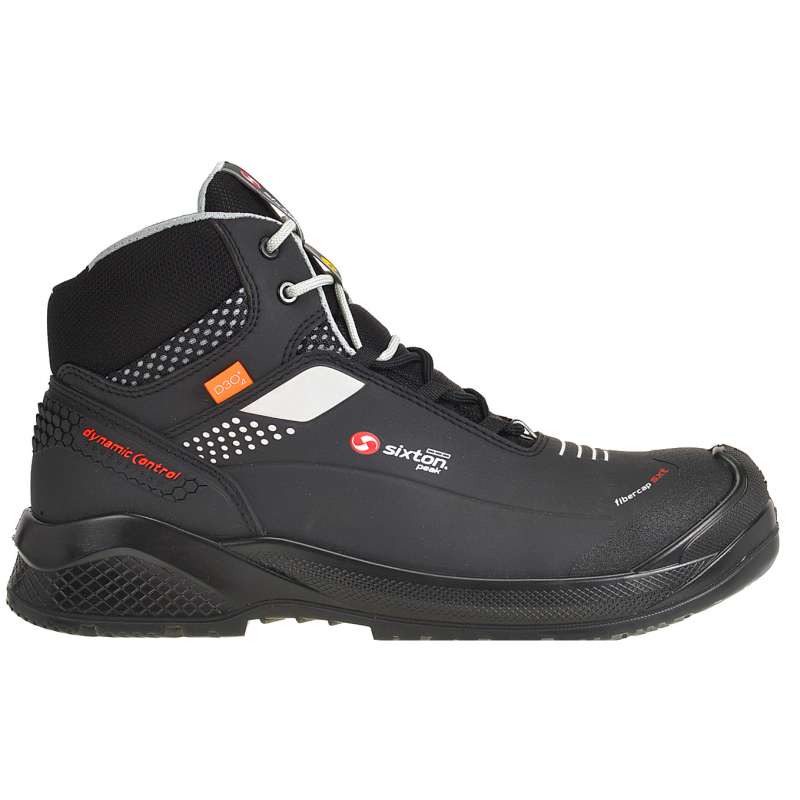 Sixton Peak Muscle Hoog 43486-00 S3 | Zwart/Grijs | Maat 45 - 8053470572197