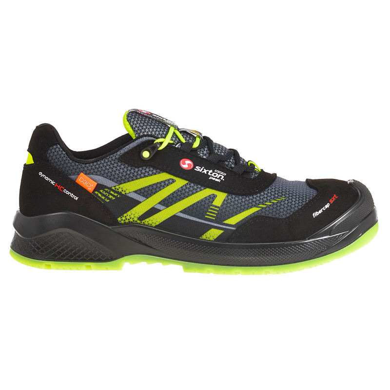 Sixton Peak Tempra 43461-02 S3 | Zwart/Geel | Maat 46 - 8053470570742