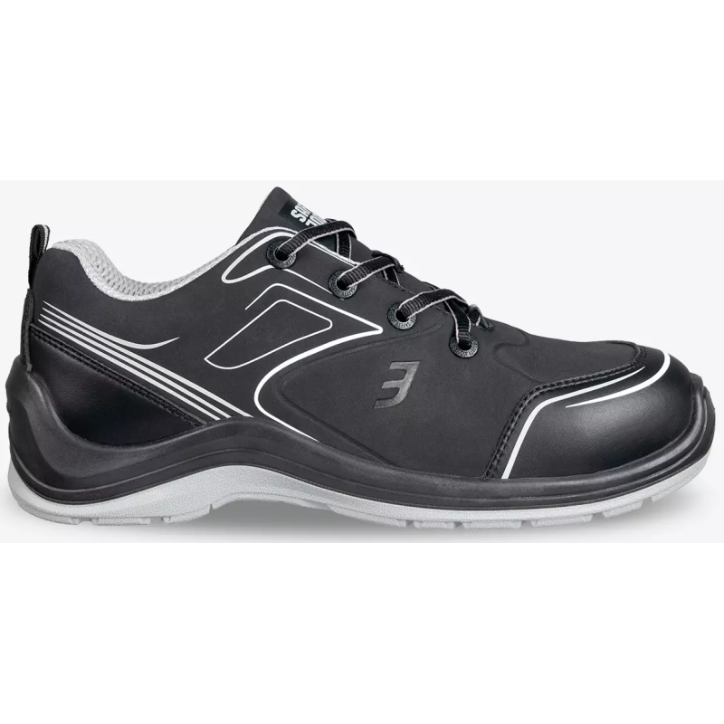 Safety Jogger Flow Laag S3 | Zwart | Maat 46 - 00.118.116.46