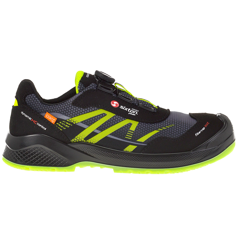 Sixton Peak Tempra BOA 43483-02 S3 | Zwart/Geel | Maat 41 - 8053470571084