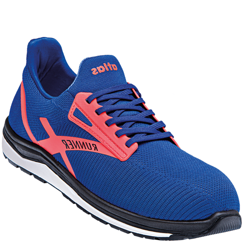 Atlas Werkschoen Runner 45 S1P | Neon Blauw | Maat 39 - 4043692434346 afbeelding 1
