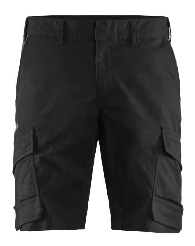 Blåkläder Industrie short met stretch 14461832 | Zwart/Donkergrijs | Maat 54 - 7330509758687 afbeelding 1