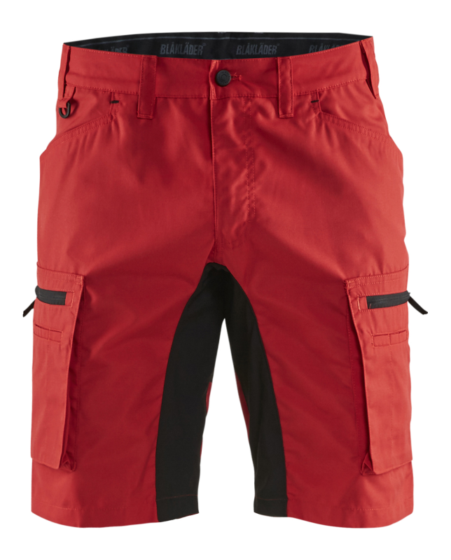 Blåkläder Service short stretch 14491845 | Rood/Zwart | Maat 58 - 7330509586716 afbeelding 1