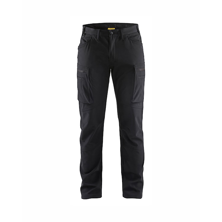 Blåkläder Softshell service werkbroek 14772513 | Zwart | Maat 46 - 7330509774991 afbeelding 1