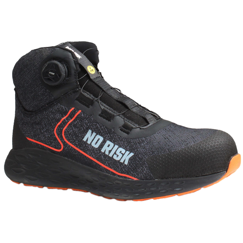 No Risk Centaurus 1049.31 ATOP Metaalvrij S1P | Oranje/Blauw | Maat 47 - 5607421067473