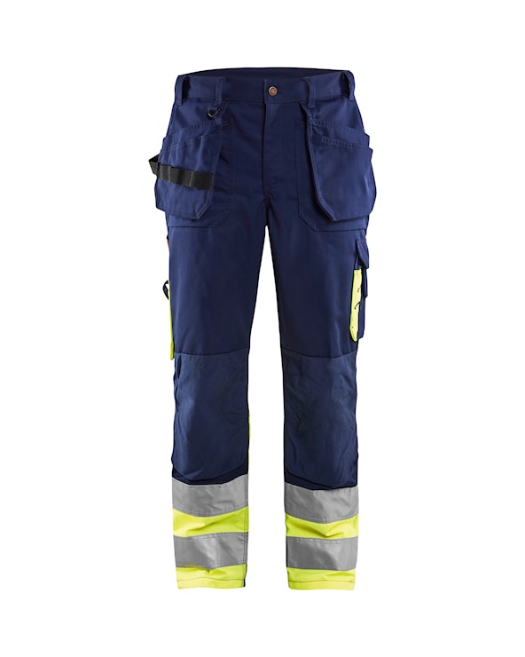 Blåkläder Werkbroek High-Vis 15291370 | Marine/High-Vis Geel | Maat 62 - 7330509291610 afbeelding