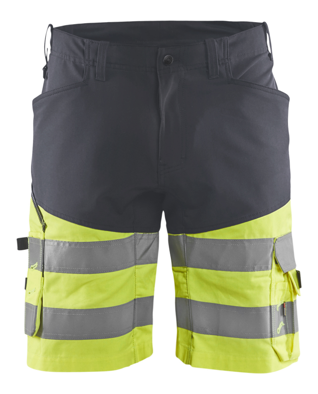 Blåkläder Short met stretch High-Vis 15411811 | Medium Grijs/High Vis Geel | Maat 46 - 7330509785713 afbeelding