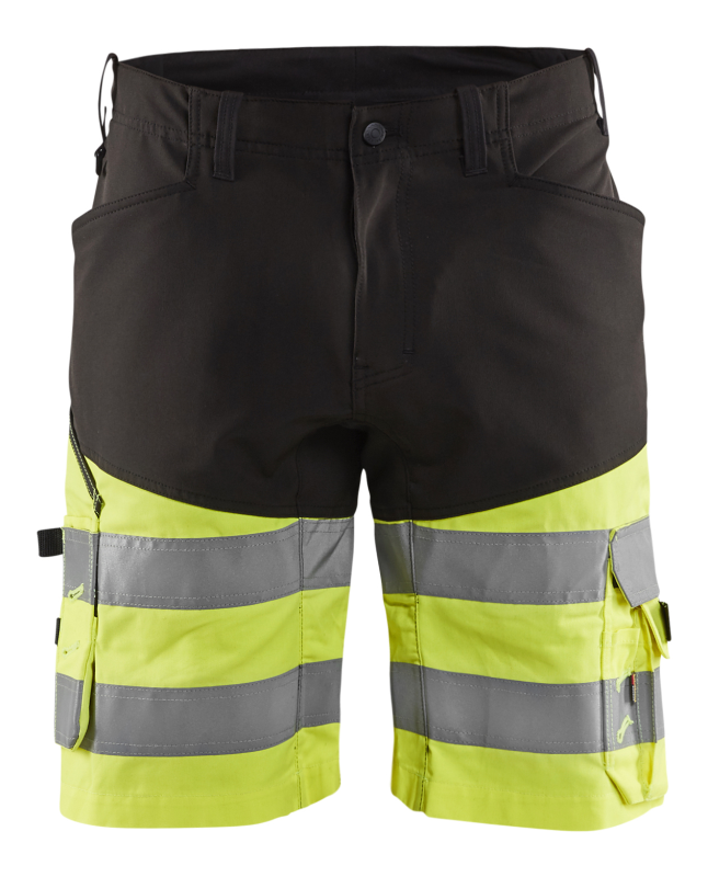 Blåkläder Short met stretch High-Vis 15411811 | Zwart/High Vis Geel | Maat 54 - 7330509692165 afbeelding