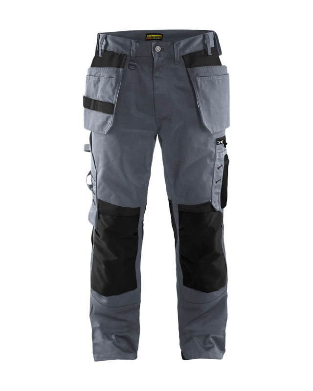 Blåkläder Werkbroek met spijkerzakken 15551860 | Grijs/Zwart | Maat D100 - 7330509590522 afbeelding