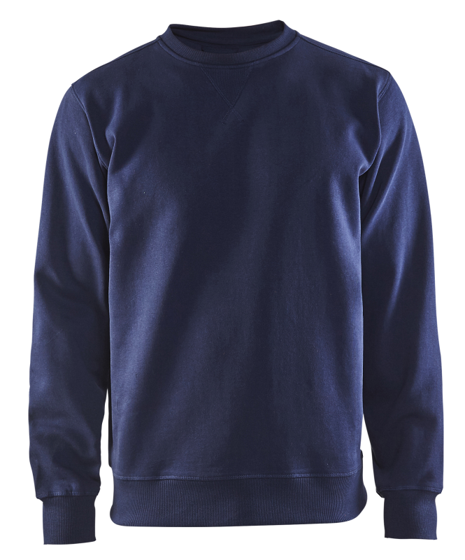 Blåkläder Sweatshirt Jersey ronde hals 33641048 | Marineblauw | Maat XL - 7330509352564 afbeelding 1
