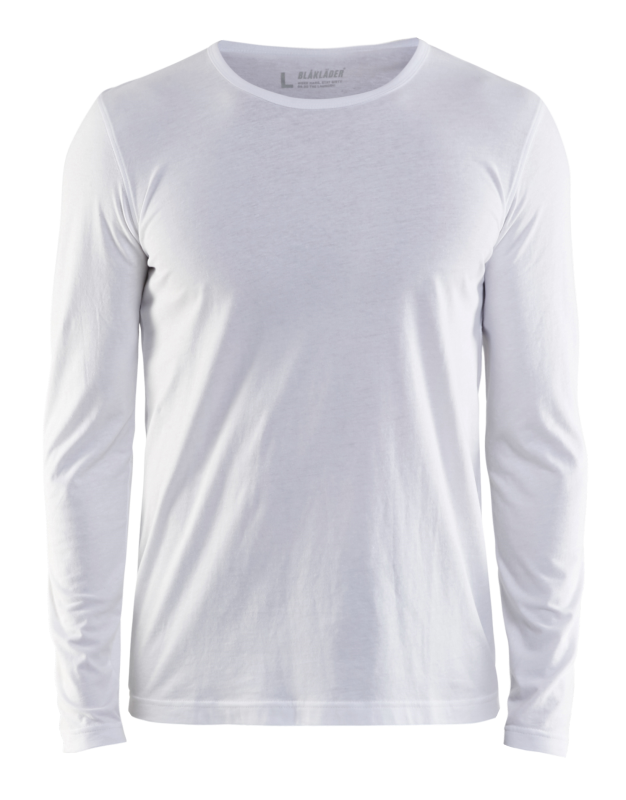 Blåkläder T-Shirt lange mouw 35001042 | Wit | Maat M - 7330509596494 afbeelding 1