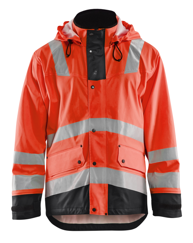 Blåkläder Regenjas High-Vis LEVEL 2 43022003 | High-Vis Rood/Zwart | Maat 4XL - 7330509570661 afbeelding 1