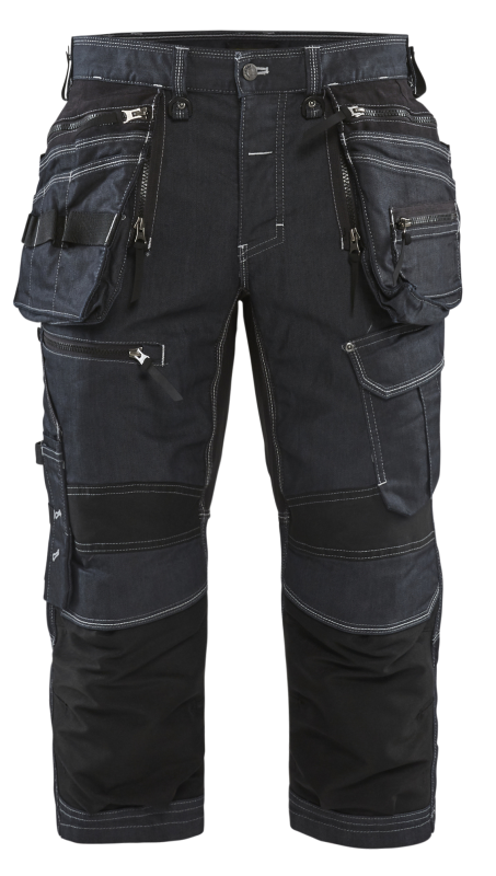 Blåkläder Piraatbroek denim stretch X1900 19911141 | Marineblauw/Zwart | Maat 44 - 7330509554456 afbeelding 1