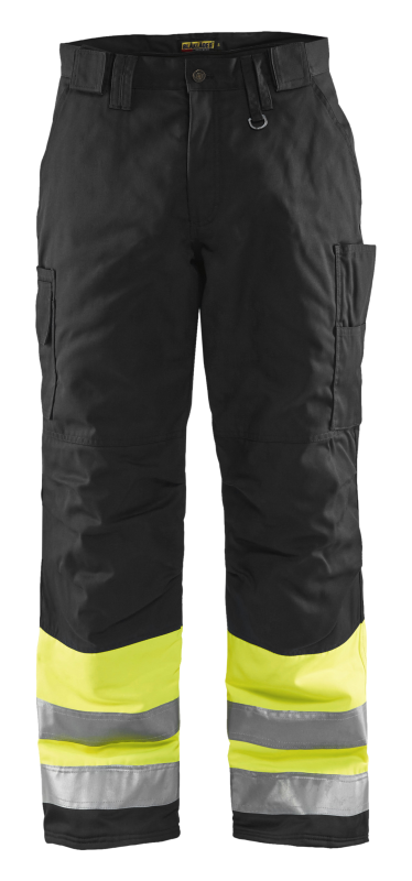 Blåkläder Winterwerkbroek High-Vis 18621811 | High Vis Geel/Zwart | Maat C154 - 7330509369616 afbeelding