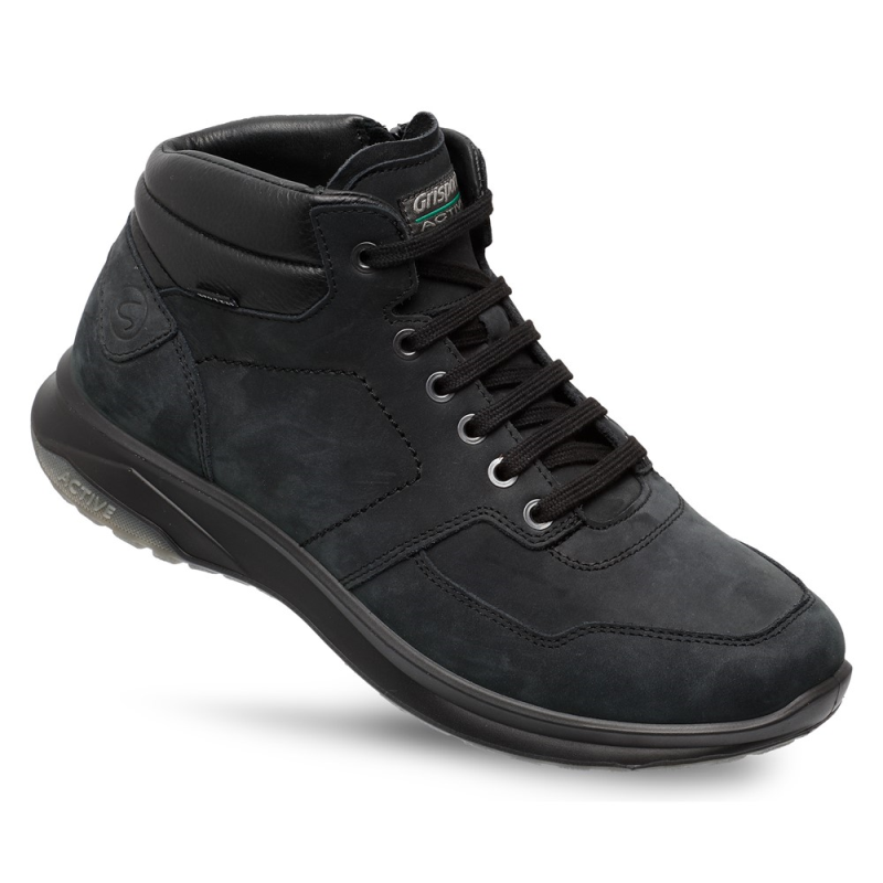 Grisport Schoen hoog 44113 active zwart | Antraciet 02 | Maat 40 - 8718191159026