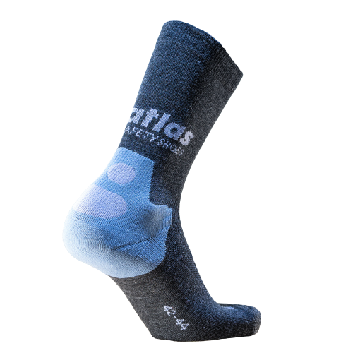 Atlas All Seasons Workwear Sock | Grijs/Lichtgrijs | Maat 39 - 4043692447643 afbeelding