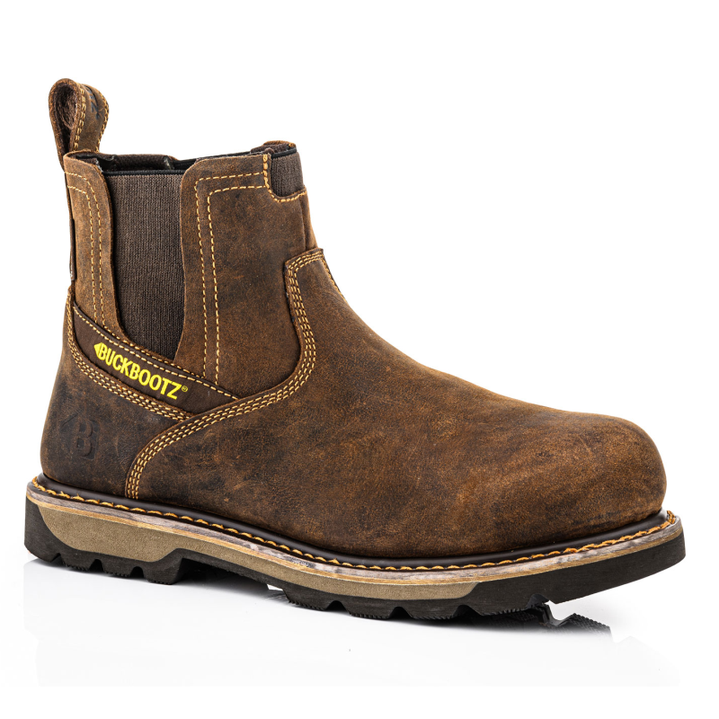 BuckBootz Instapper B1180 S3 | Donkerbruin | Maat 44 - 5055138021965 afbeelding 1