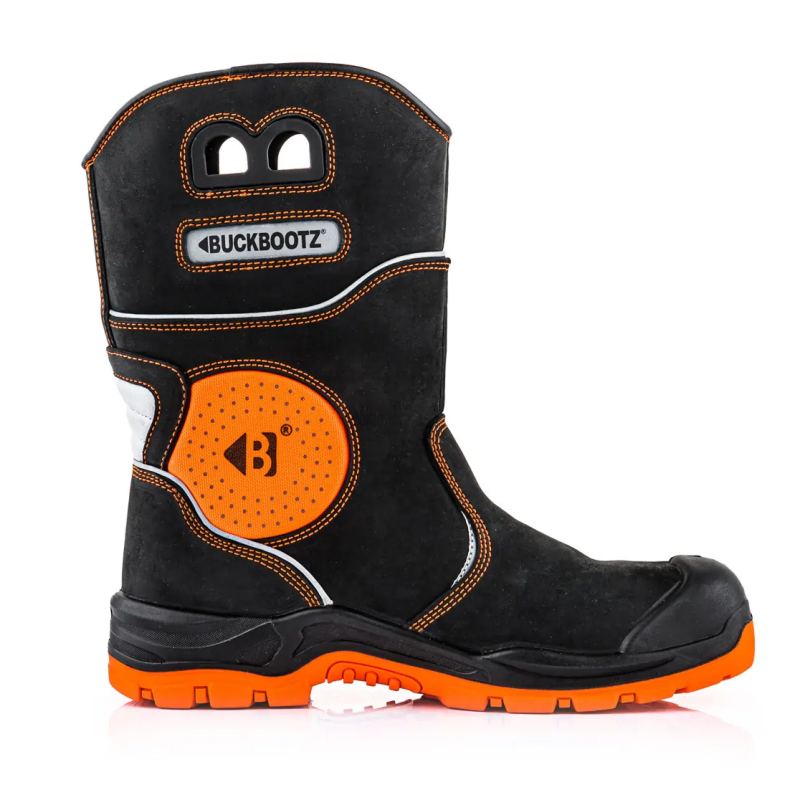 Buckbootz Werklaars BVIZ5ORBK S7S | Zwart/Oranje | Maat 42 - 5055138008409 afbeelding 1