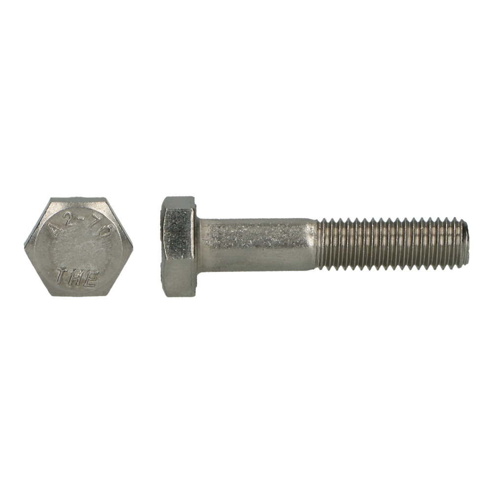 pgb-Europe PGB-FASTENERS | Zeskantbout A2-70 DIN 931 M6x55 | 100 st 000931A70006000553