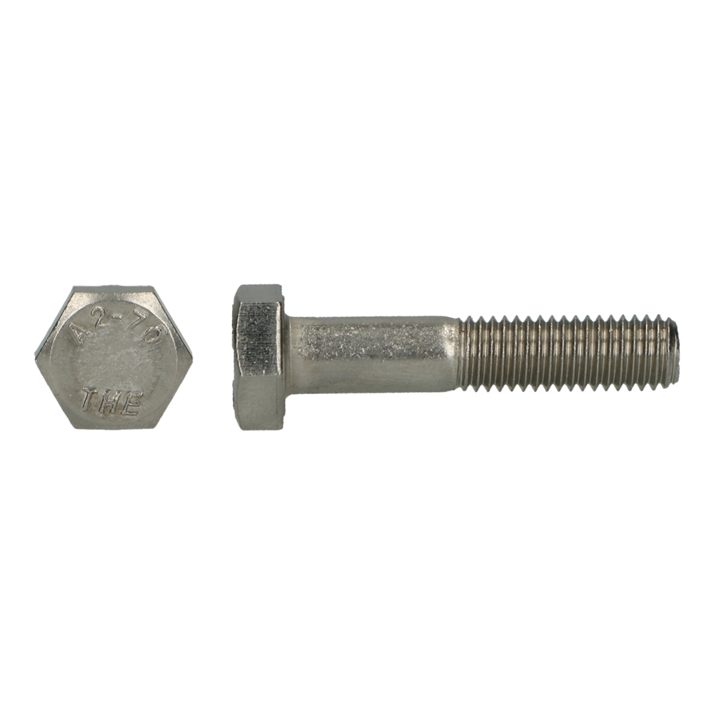 pgb-Europe PGB-FASTENERS | Zeskantbout A2-70 DIN 931 M8x70 | 100 st 000931A70008000703