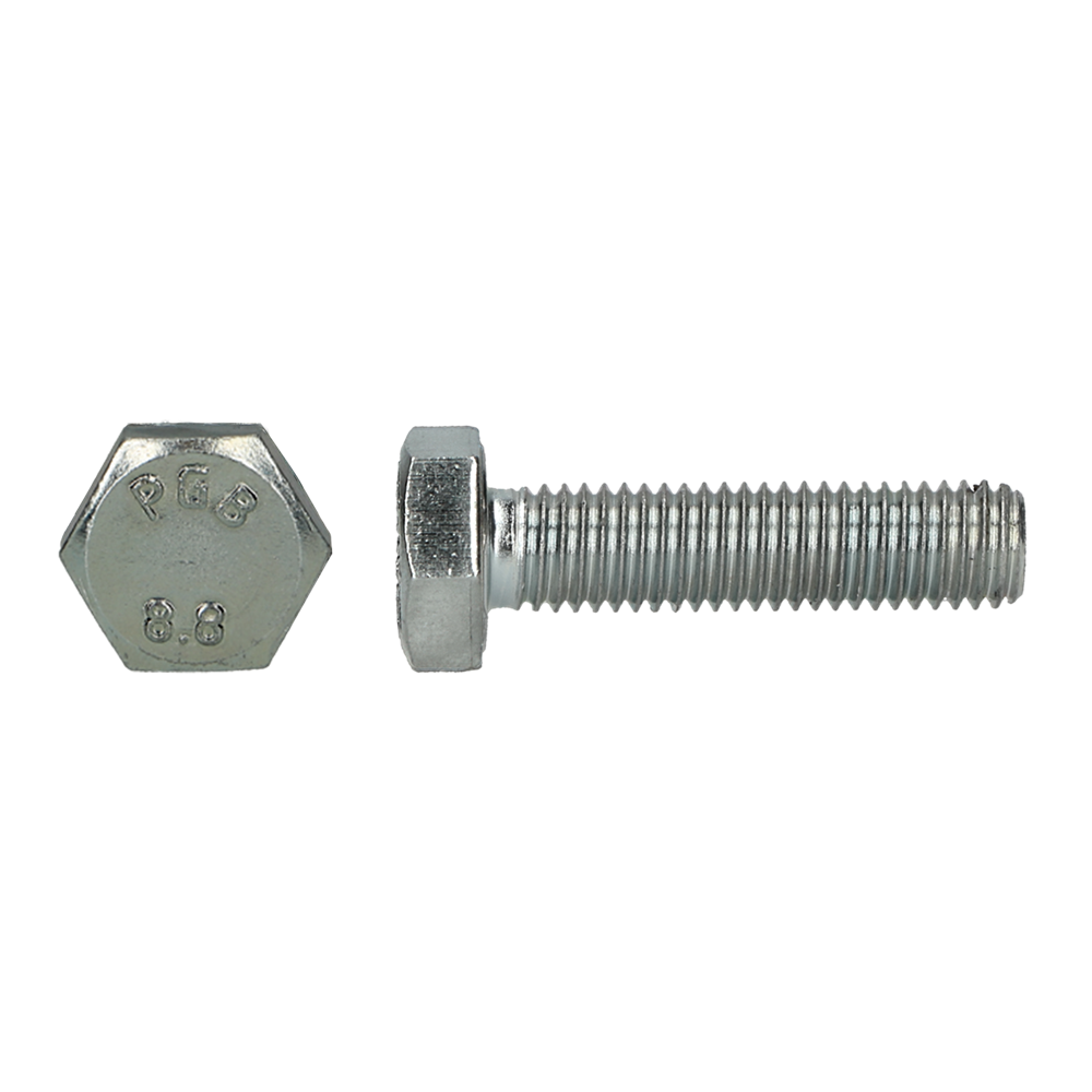 pgb-Europe PGB-FASTENERS | Zeskanttapbout 8.8 DIN 933 M 10x25 Zn | 200 st 933801010000253