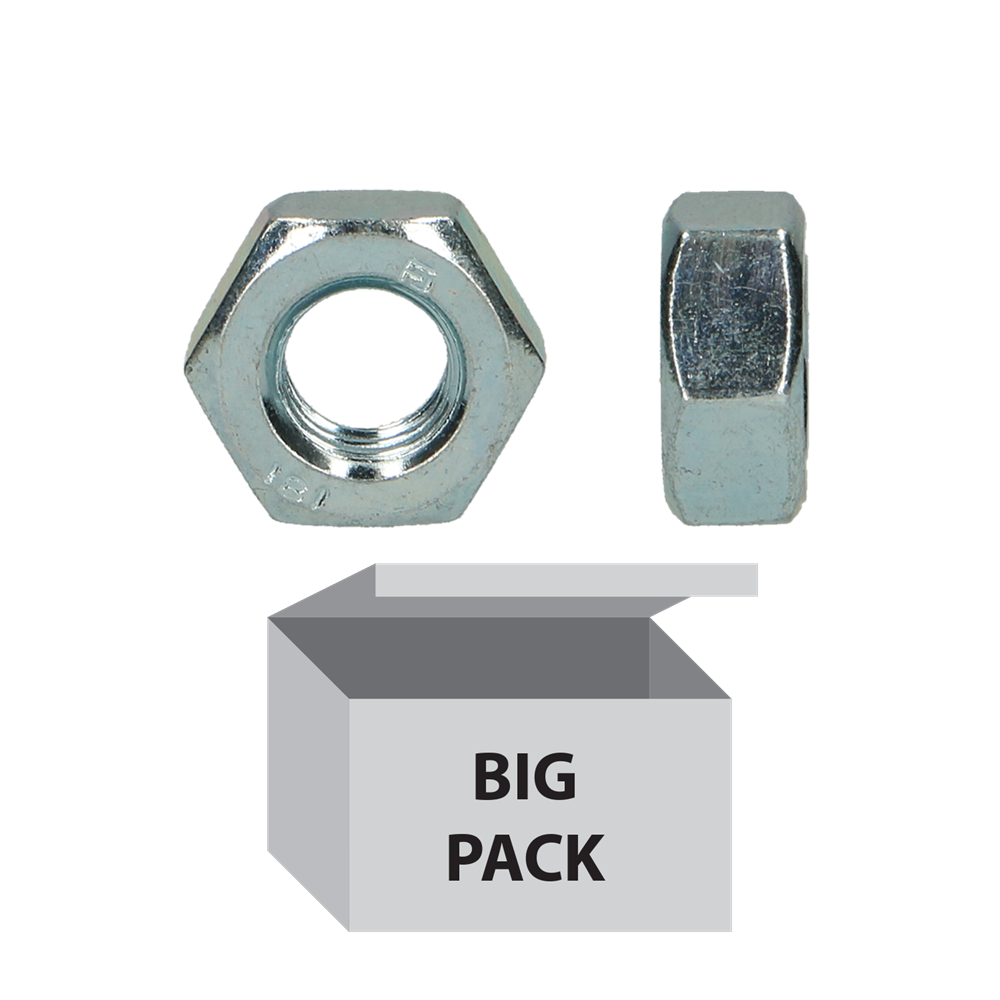 pgb-Europe PGB-FASTENERS | Zeskantmoer |8| DIN 934 M 6 Zn | 1000 st 93480100605