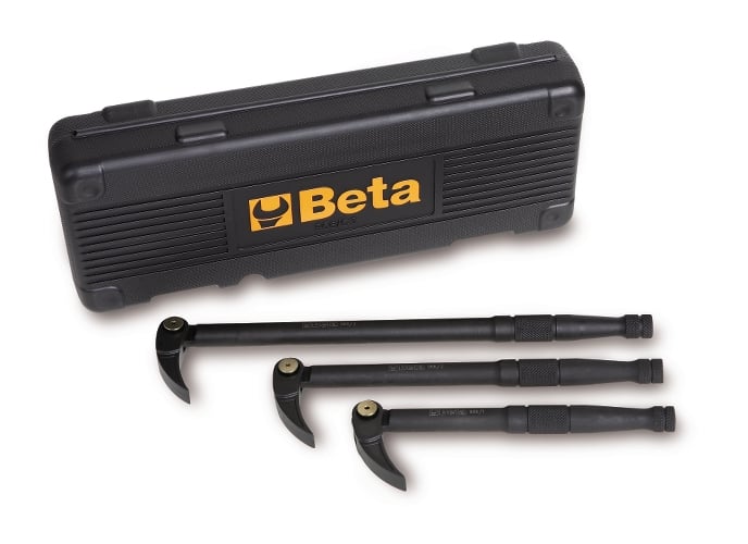 Beta 966 C33-delig set breekijzers met kantelbare gebogen platte kop 009660103