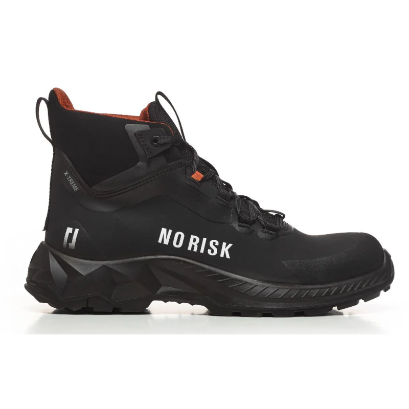 No Risk X-treme Mid Black 1057.00 S3 | Zwart | Maat 39 - 5607421119394