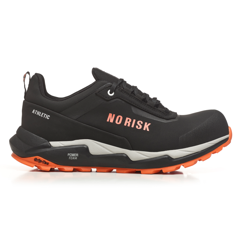 No Risk Athletic Low STX Orange 1219.15 S7L | Zwart/Oranje | Maat 43 - 00.071.065.43