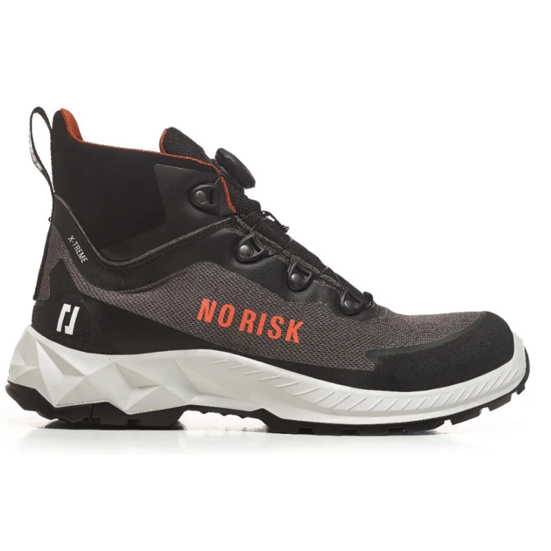 No Risk X-treme Mid FLS Grey 1057.06 S3L | Grijs/Zwart | Maat 41 - 00.071.070.41