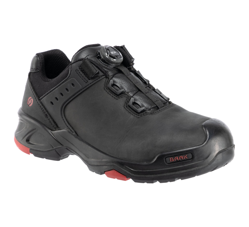 Baak Brax 6342 S3 | Zwart/Rood | Maat 46 - 4031783011149