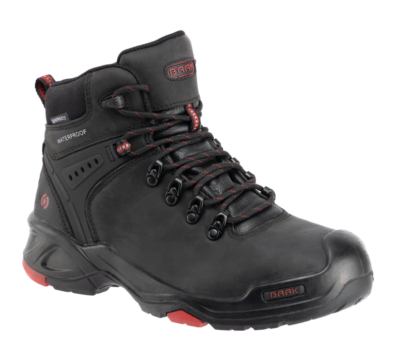 Baak Bailey 6645 S3 | Zwart/Rood | Maat 41 - 4031783002826